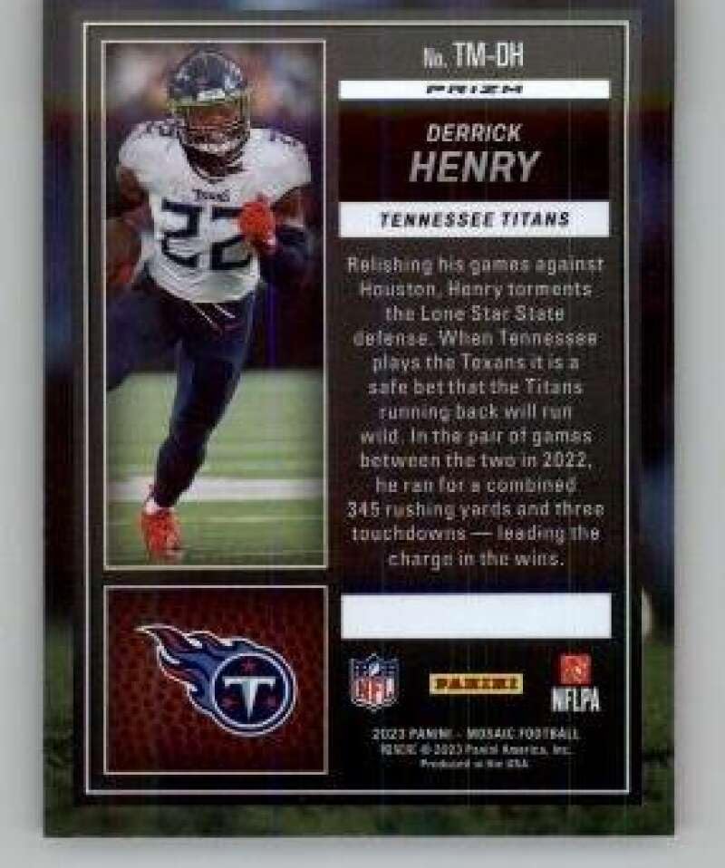 Amazon.com: 2023 Panini Mosaic Touchdown Masters Mosaic Green #11